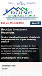 Mobile Screenshot of exclusivewholesalehomes.com